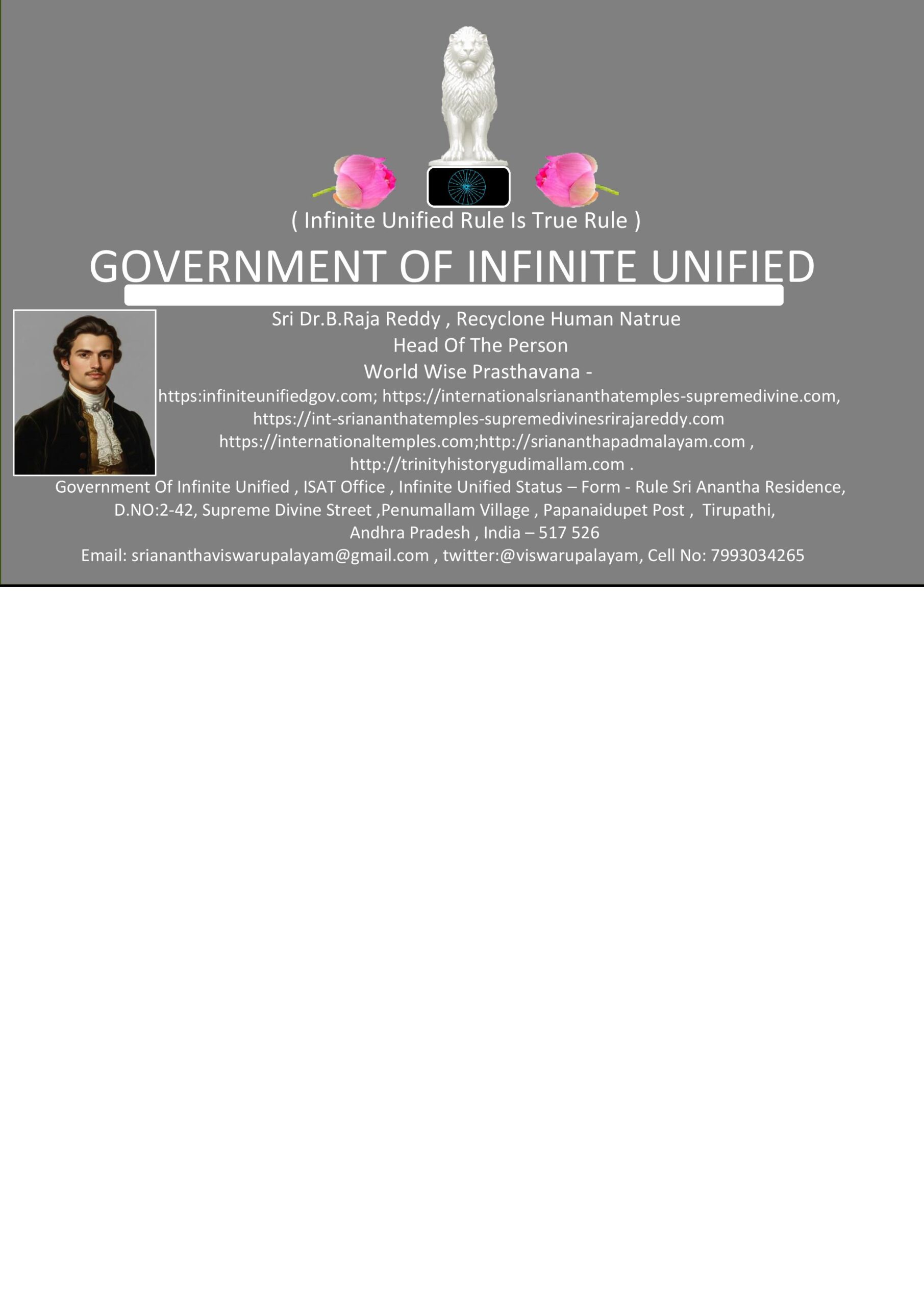 govt natrue letter sacred 4 , 2026 page 001